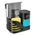 Jolof Store 4-in-1 Kitchen Sink Organizer | Dual Soap Dispenser & Caddy