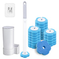 EEEKit Disposable Toilet Brush Set | Wall Mounted Wand with 18 Refills