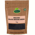 Hatton Hill Organic Black Sesame Seeds – 1kg Unhulled Superfood