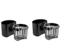 MIRTUX Kit 2 Contenedores de Cápsulas para Dolce Gusto Genio y Drop