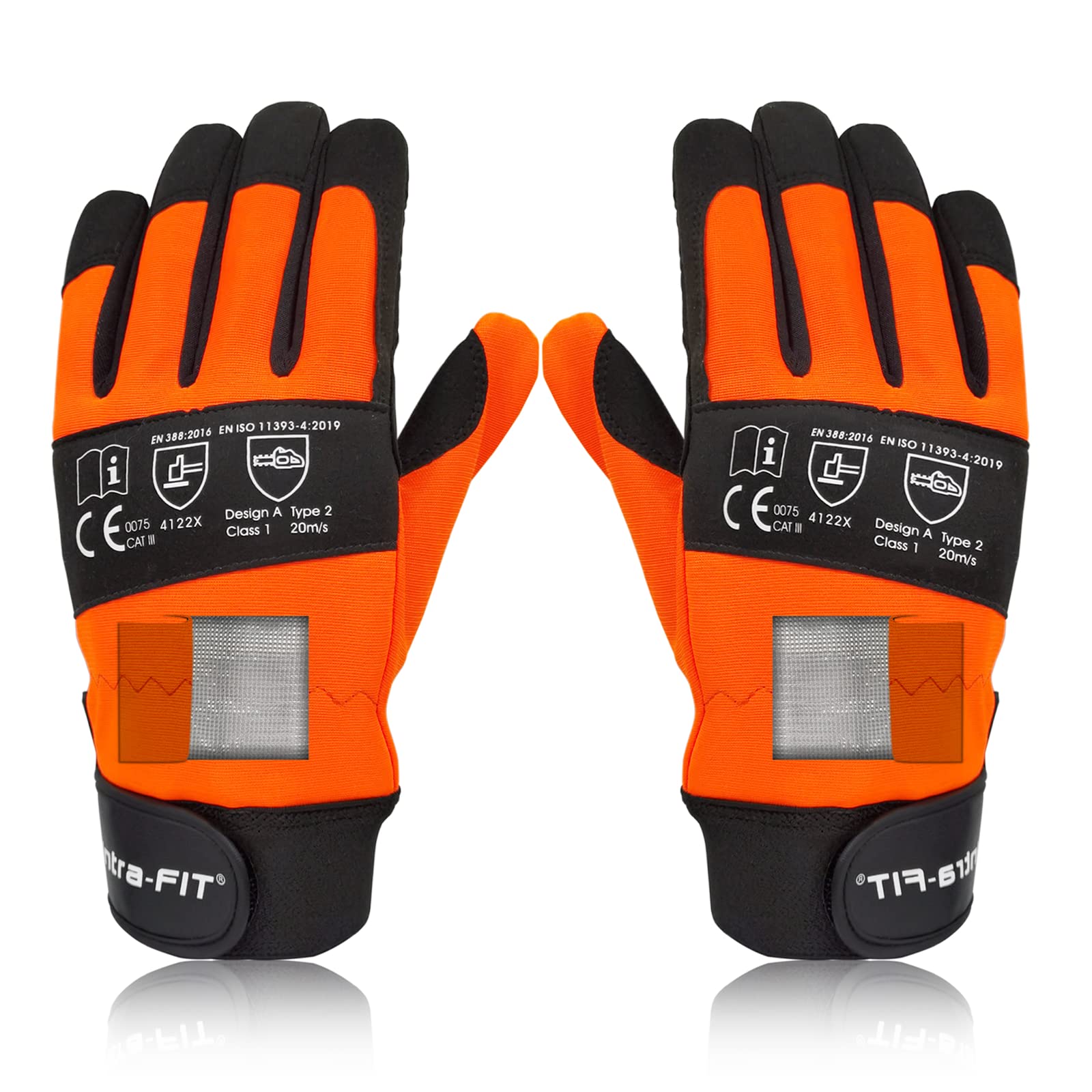 Intra-FIT Chainsaw Gloves | Class 1 Saw Protection | Cut-Resistant