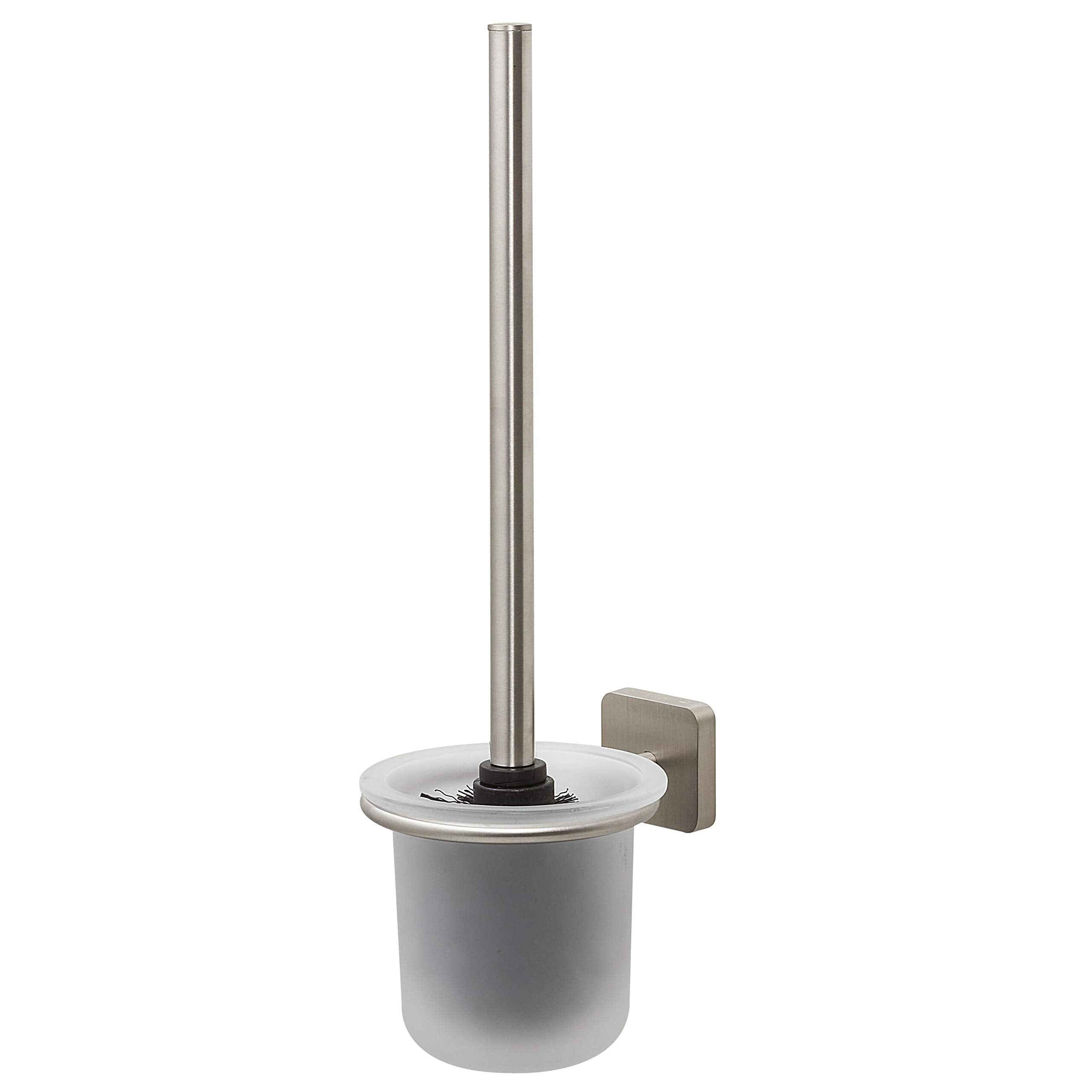 Tiger Onu Wall Mounted Toilet Brush and Holder - Brushed Stainless Steel