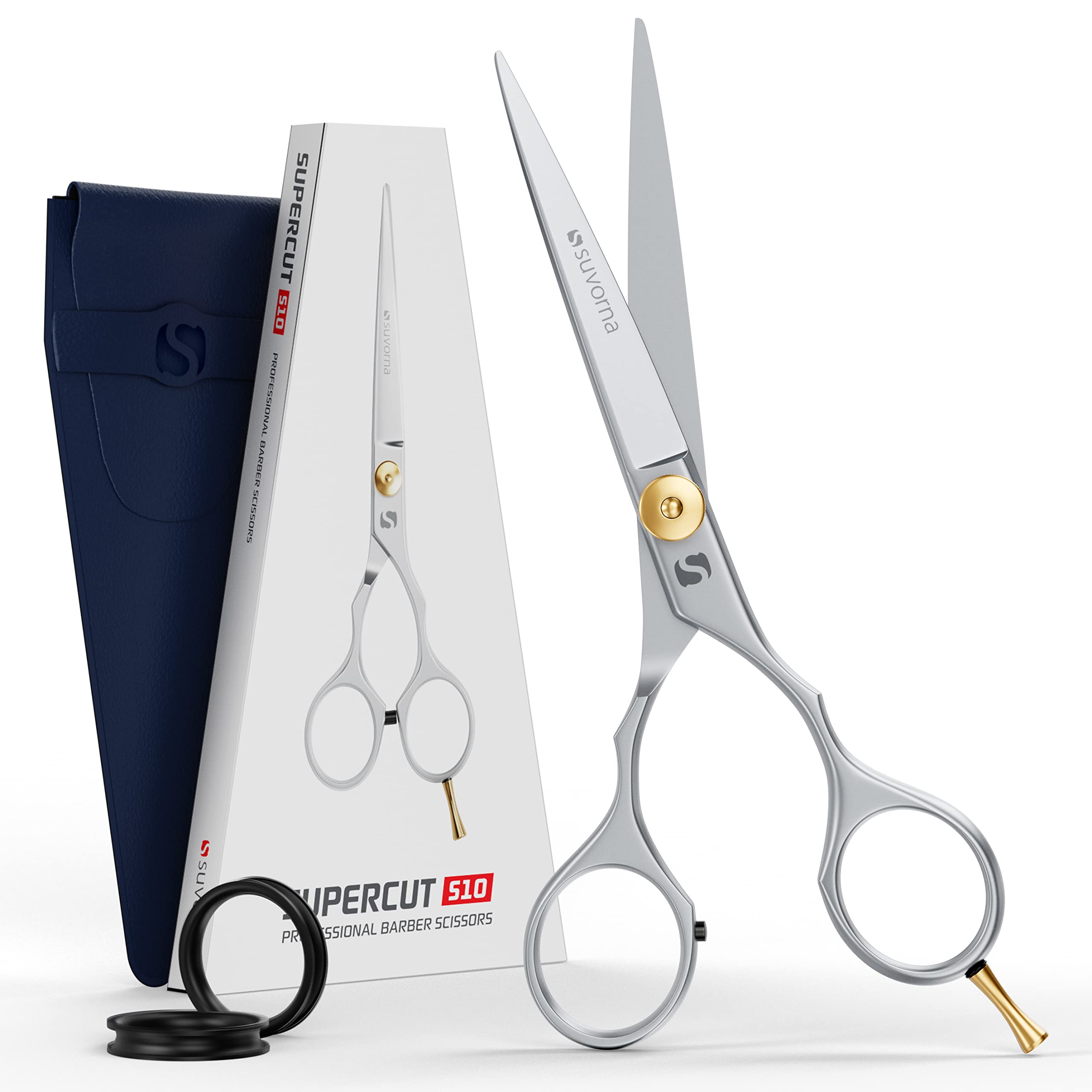 Suvorna 6" Professional Hairdressing Scissors – Stainless Steel Barber Shears