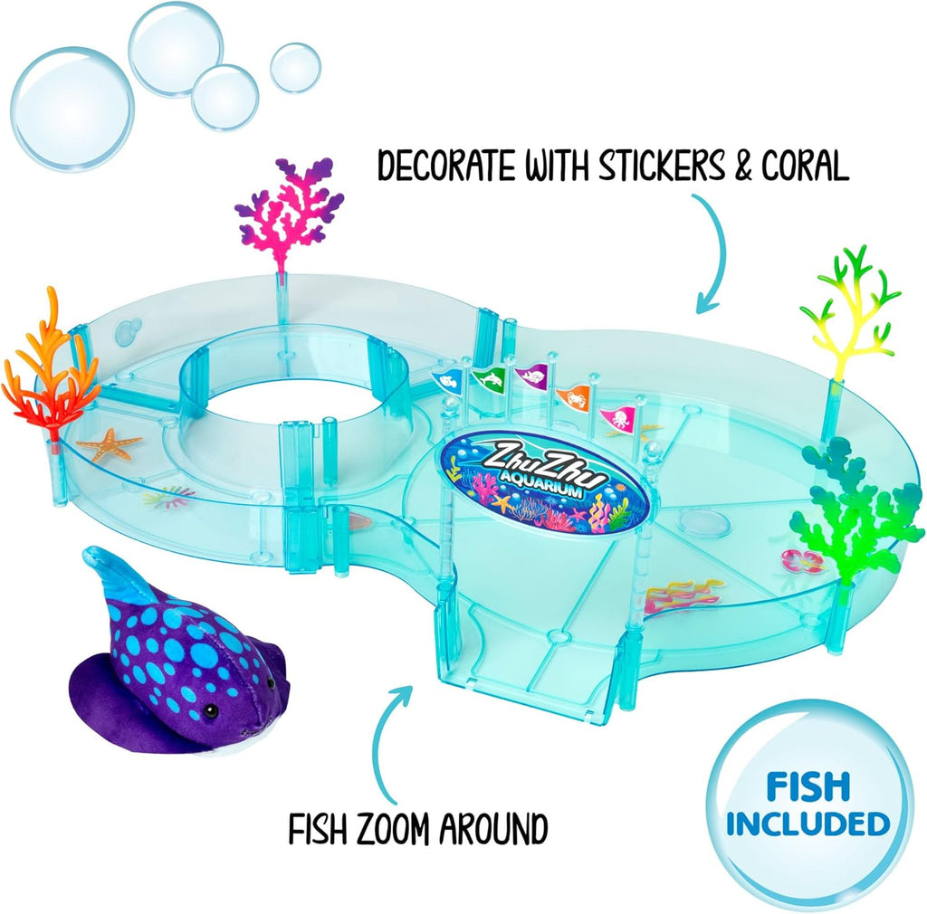 Zhu Zhu Aquarium Figure of 8 Starter Playset with Exclusive Fish