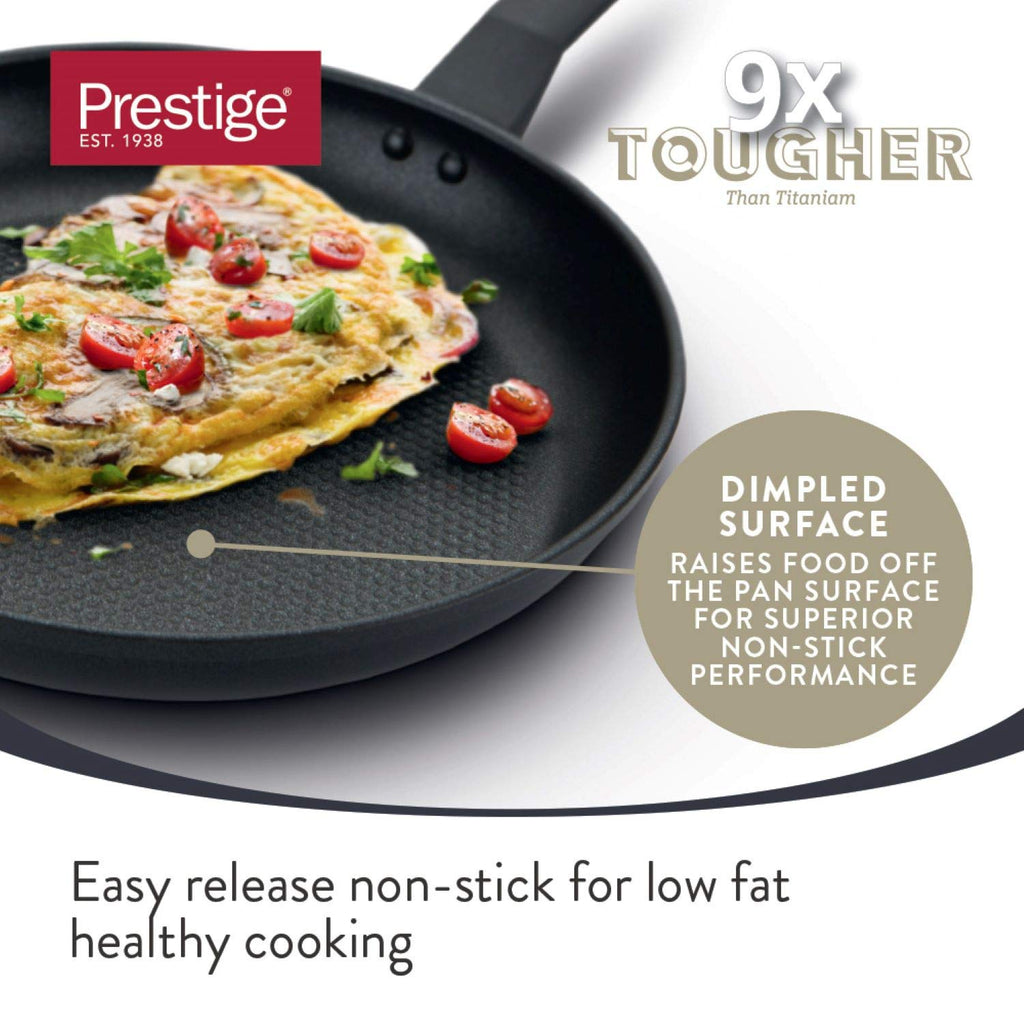 Prestige 9x Tougher 3 Piece Saucepan Set | Non-Stick Induction Cookware