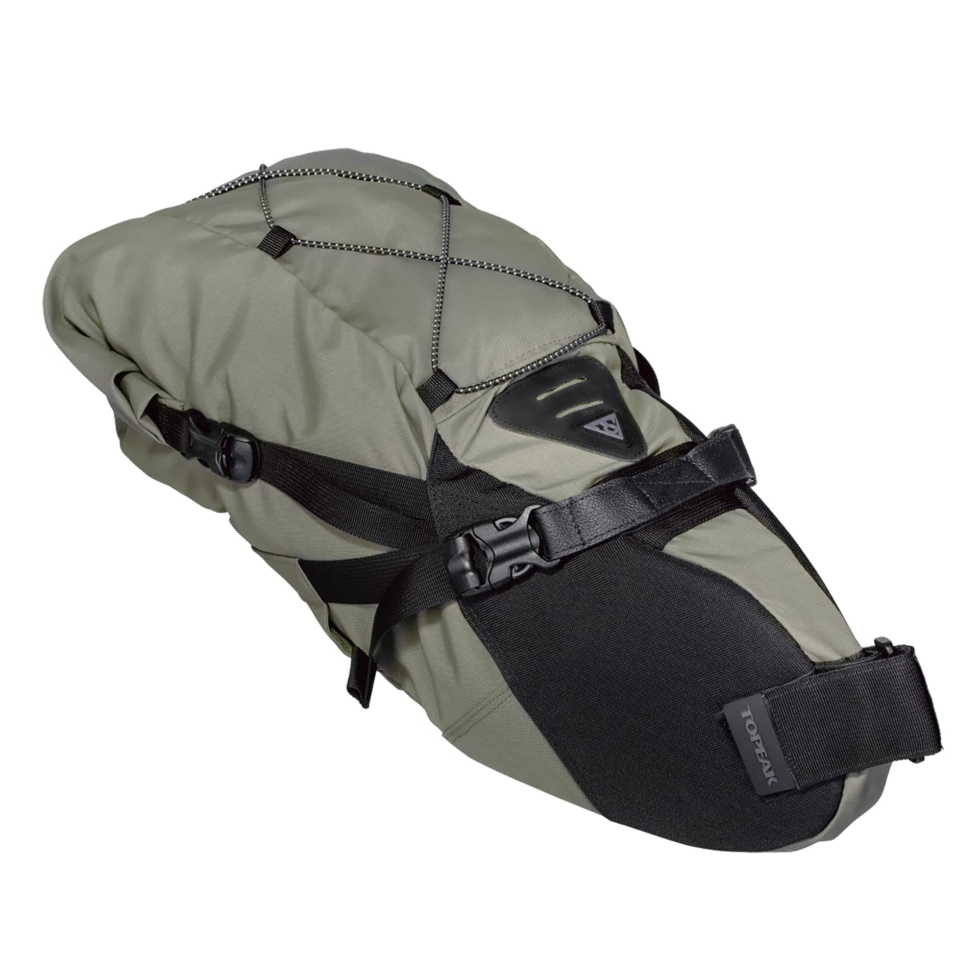 Topeak Backloader 15L Bikepacking Seat Bag - Waterproof Green Saddlebag