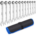 SORAKO 12-Piece Ratchet Spanner Set | 8-19mm Metric Combination Wrenches