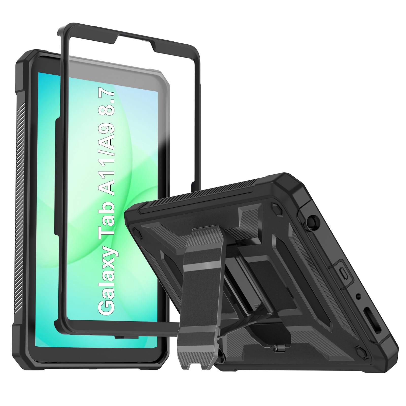 TrendGate Samsung Galaxy Tab A11/A9 Case - Shockproof Armor with Stand