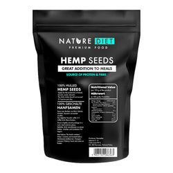Nature Diet Hulled Hemp Seeds 1000g – High Protein Vegan Superfood