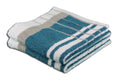 Gözze Berlin Beach Towel – 100% Cotton Striped Terry – 70x140cm Beige