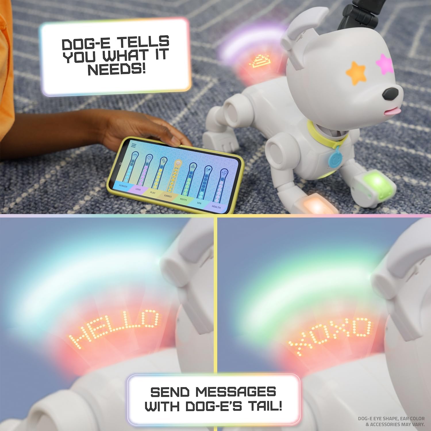 Snaps Dog-E Interactive Robot Dog – App-Connected Smart Toy with POV Tail
