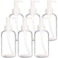 Youngever 6 Pack Refillable Plastic Pump Bottles with Travel Lock - 250ml