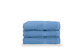 Gabel Guest Towels – Set of 3 Pure Cotton Jacquard Sponge, Bluette