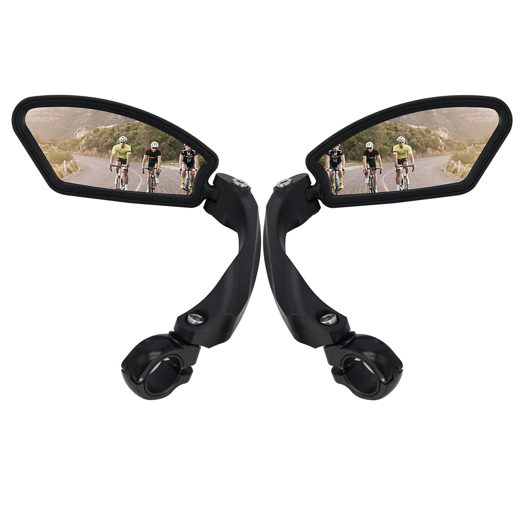 Arkham HD Stainless Steel Bicycle Rearview Mirror for 21-26mm Handlebars