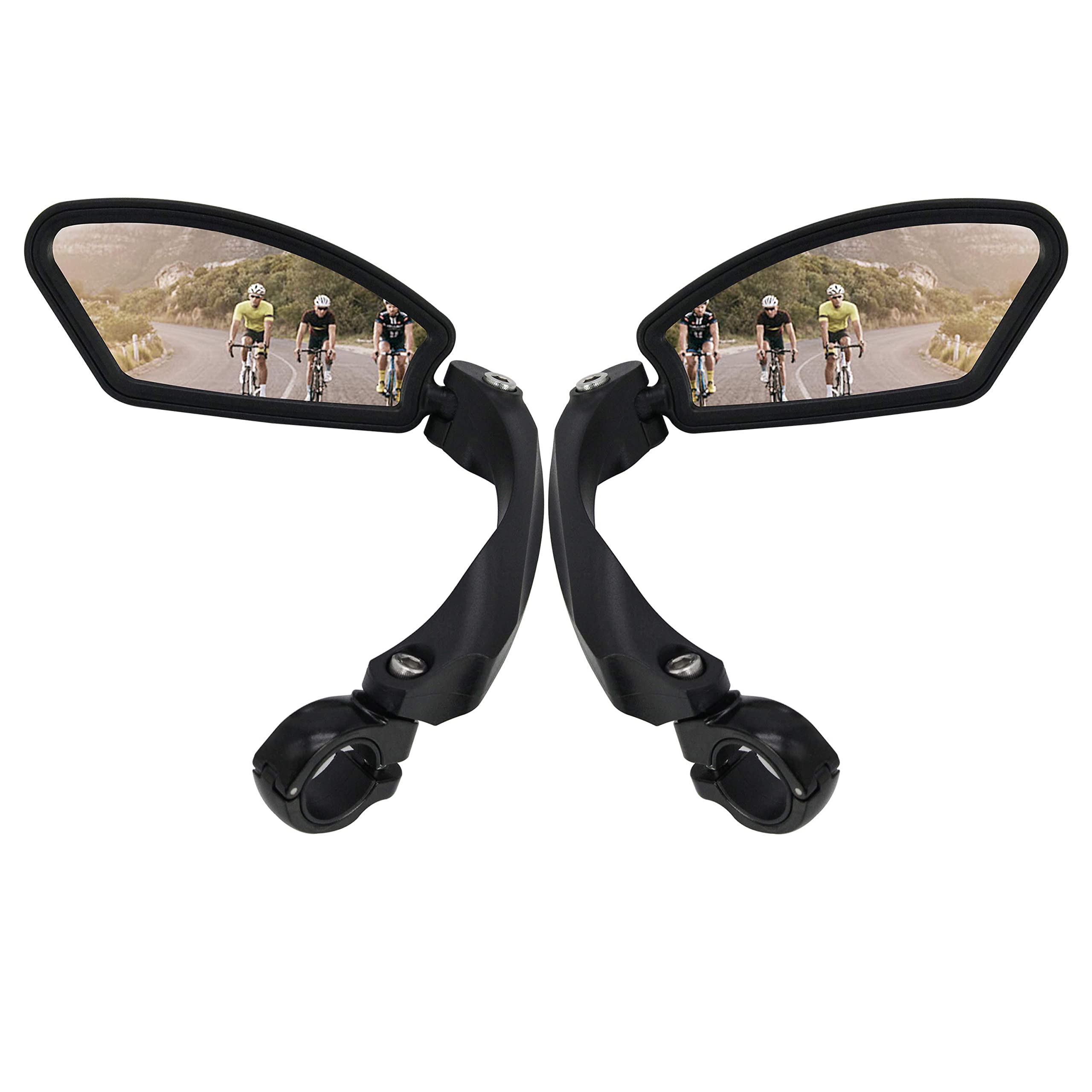 Arkham HD Stainless Steel Bicycle Rearview Mirror for 21-26mm Handlebars