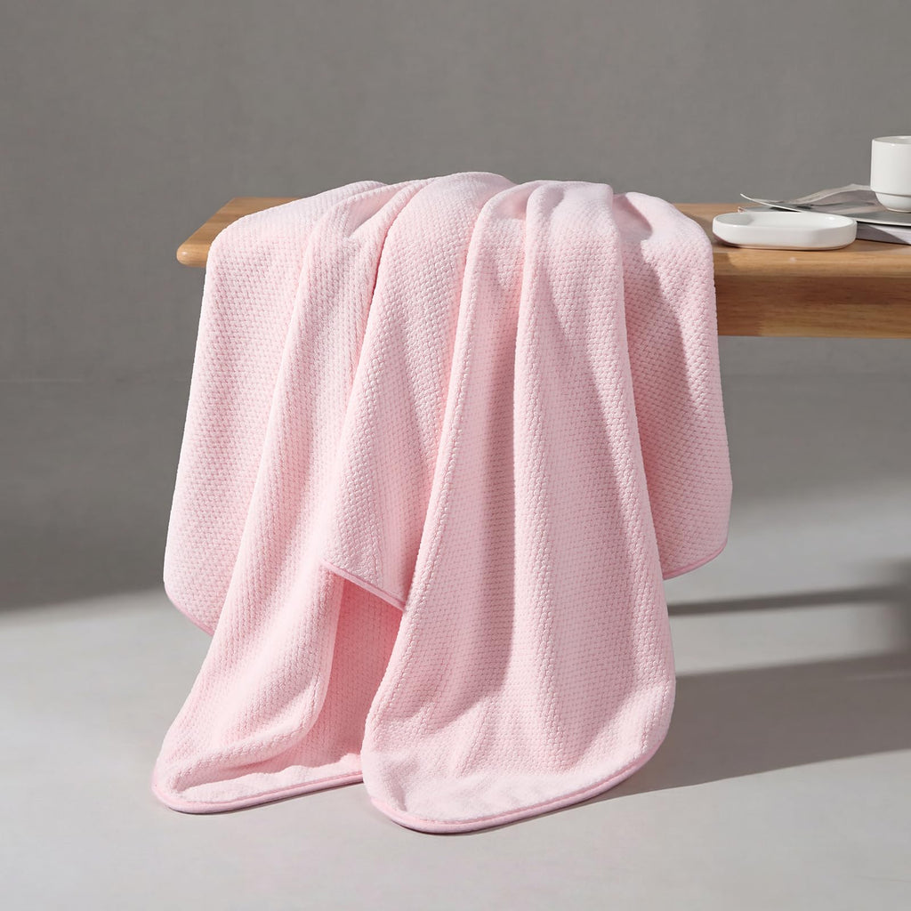 REDKISS 6 Pack Microfibre Towels set-450g/m²,Super Absorbent Towel for Bath - image 4