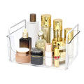 Jolof Store Acrylic Makeup Organizer Tray with Handles – Stackable PET Storage