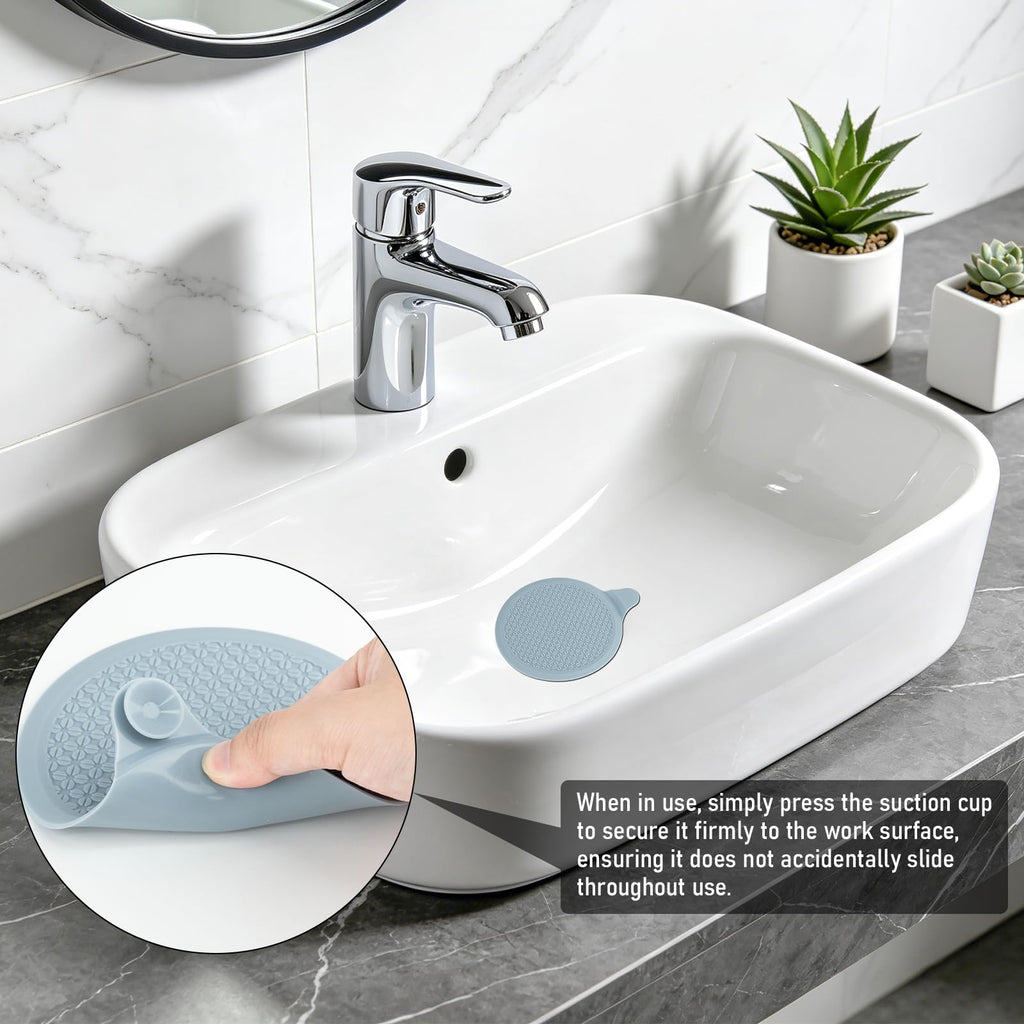 Silicone Bath Plug with Suction Cup, 6 Inch / 15cm Extra Large Universal Leakproof Drain Stopper, Flexible & 100% Watertight Seal for Bathtub, Shower - image 3