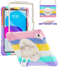 BRAECN iPad 11/10.9 Case - Shockproof Kids Cover with Stand & Strap