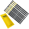 SabreCut 10pc 152mm Magnetic Impact Screwdriver Bits Set - Pozi Phillips Torx