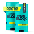 SweatBlock Antiperspirant Deodorant Stick – Coastal Fresh (2 Pack)
