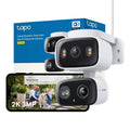 Tapo C246D 2K 3MP Dual Lens Outdoor Security Camera – AI Detection