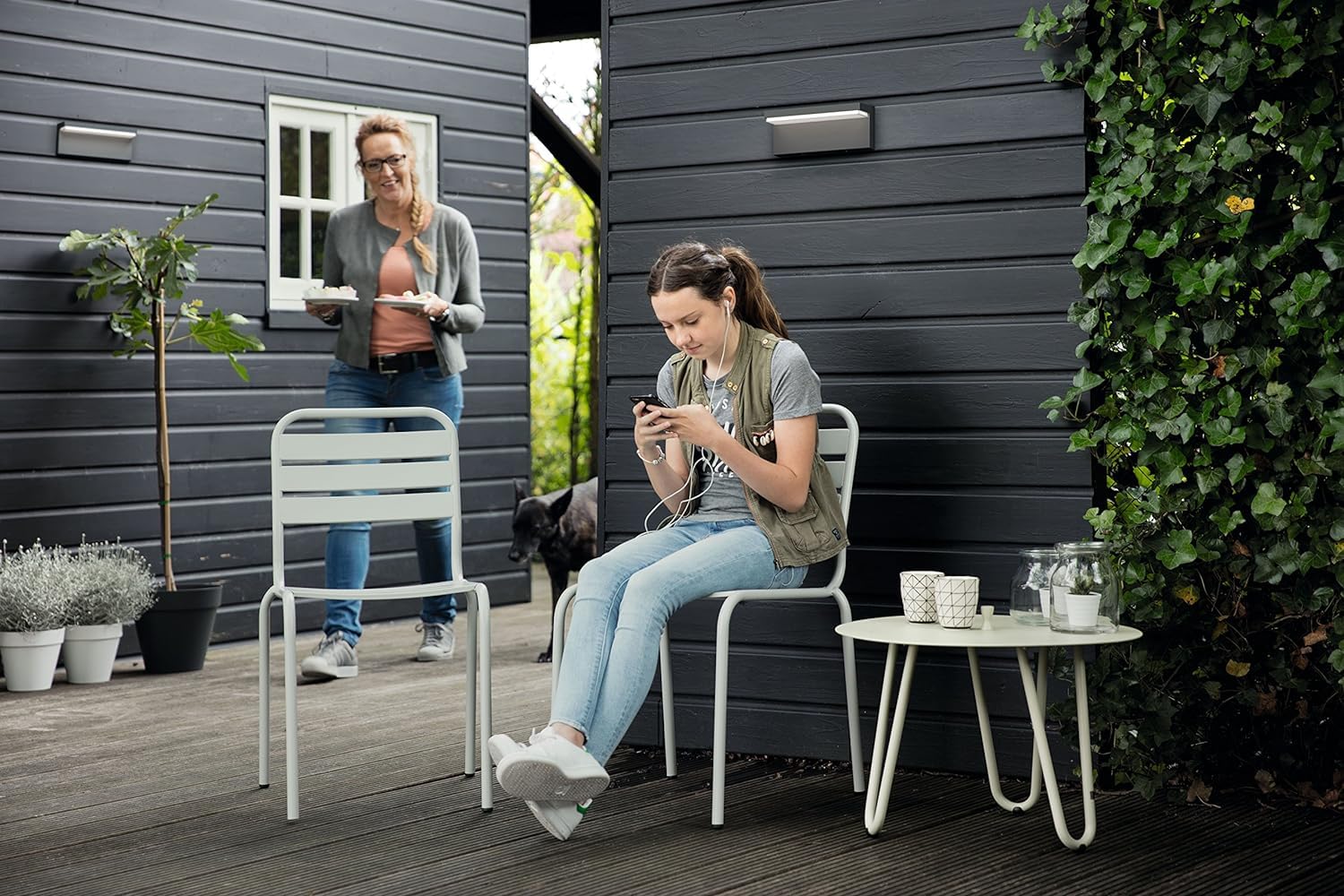 Philips MyGarden LED Outdoor Wall Light – Anthracite Aluminium IP44