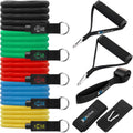 3DActive Resistance Bands Set - 150lbs Stackable Exercise Bands for Home Gym