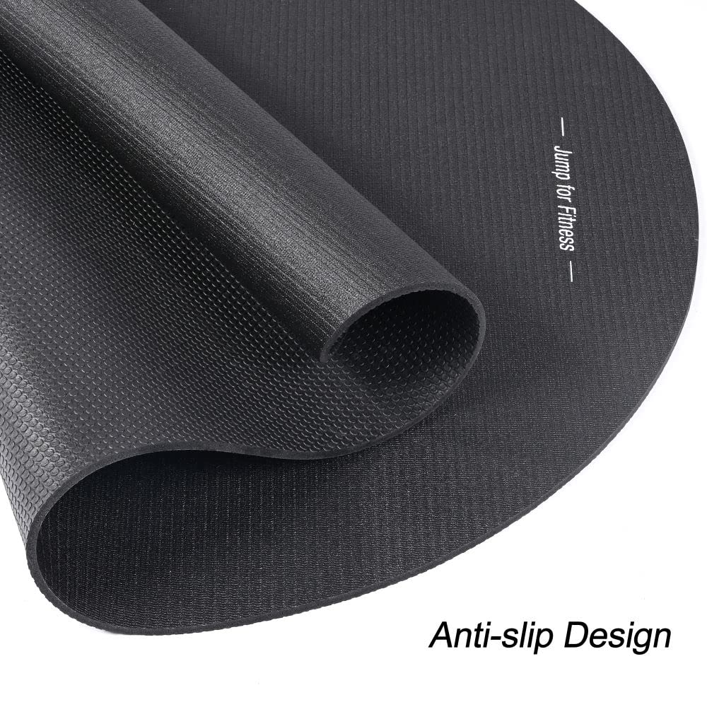 FEECCO Jump Rope Mat – 7mm High-Density PVC Non-Slip Skipping Mat