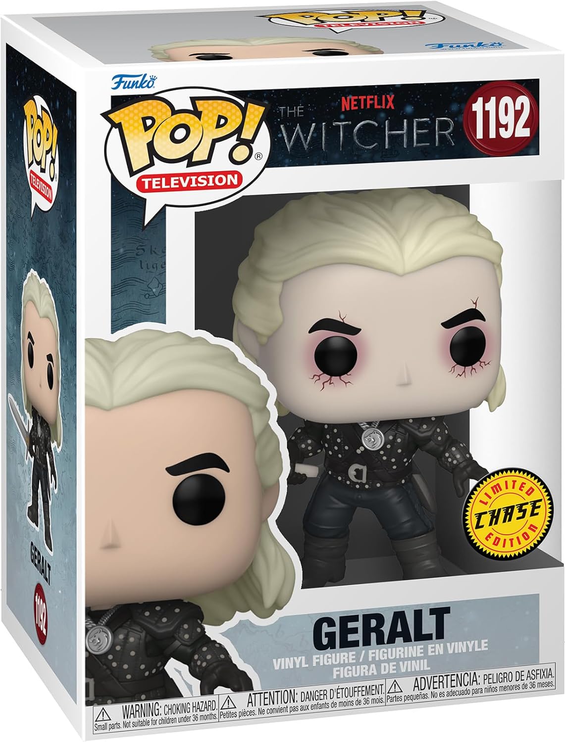 Funko POP! TV: The Witcher – Geralt Vinyl Figure (Chase Variant)