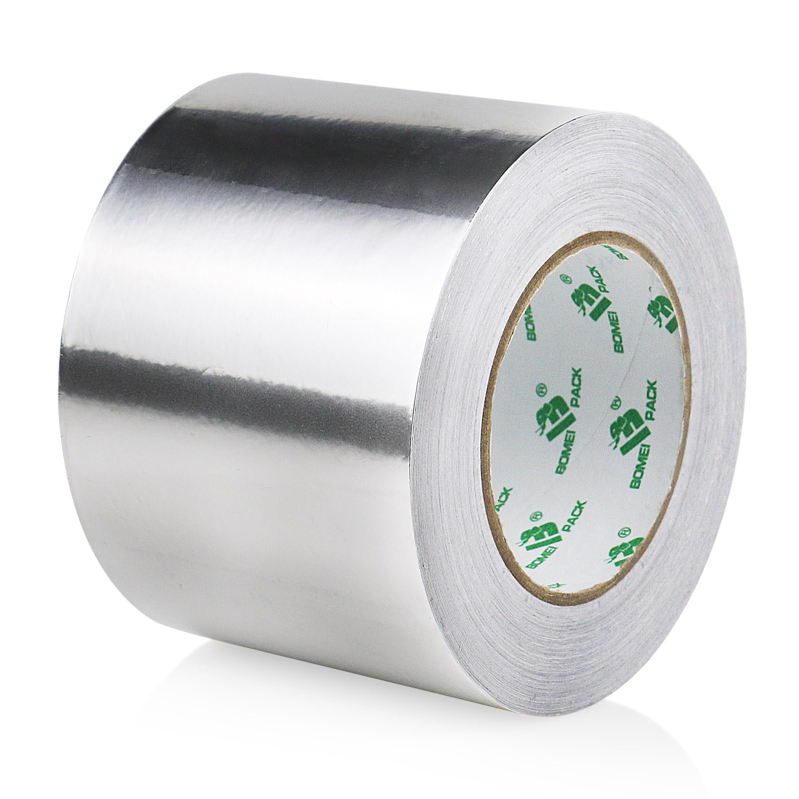 BOMEI PACK Aluminum Foil Tape | 100mm x 50m Heat Resistant HVAC Duct Tape