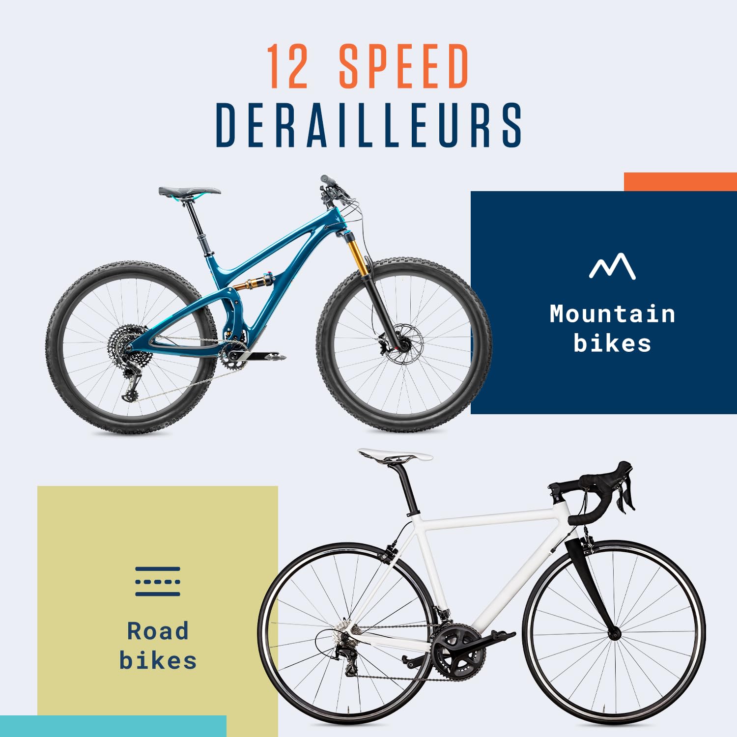 Alphatrail Parker 12-Speed Bike Chain | 126 Links Carbon Steel