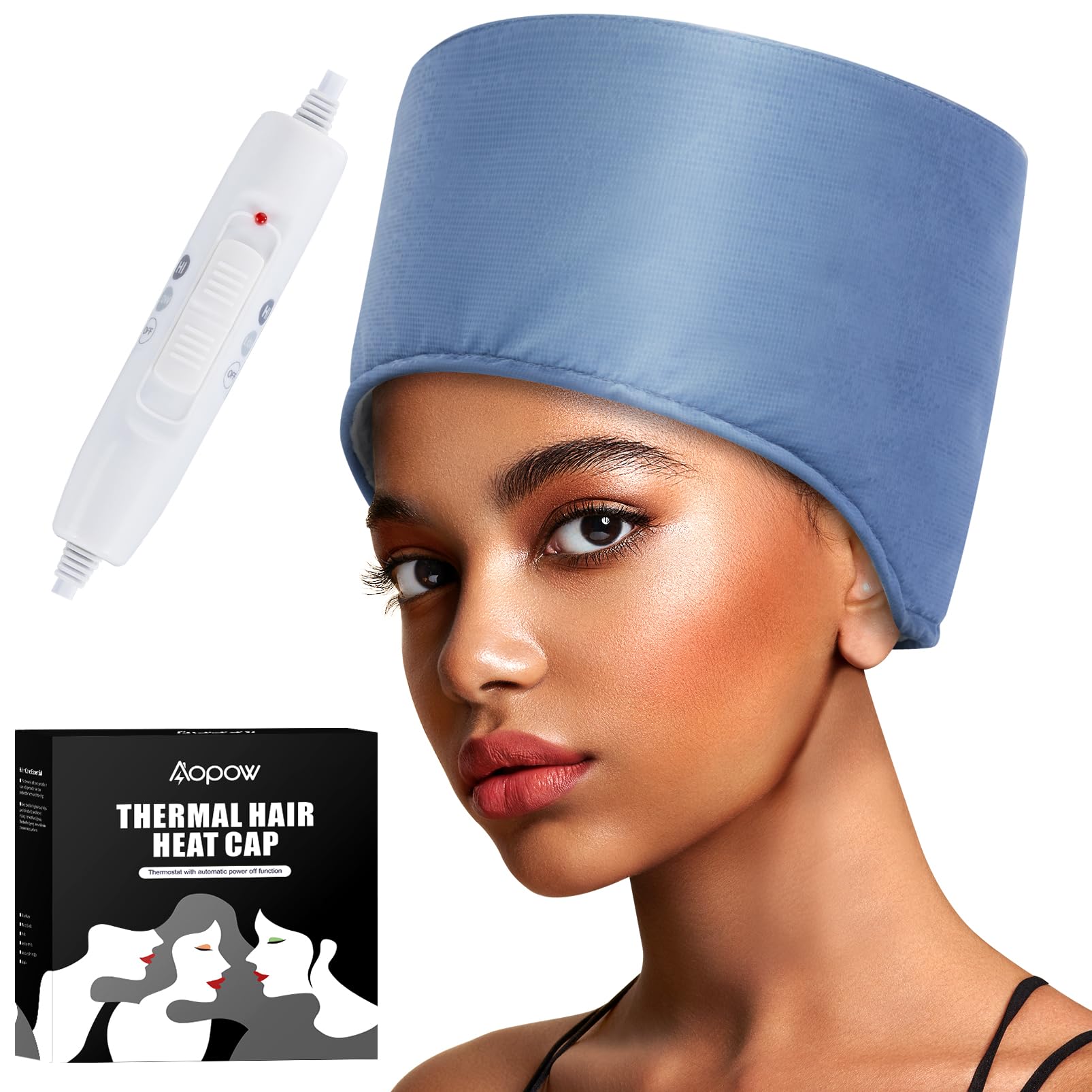 Hair Steamer Cap – Deep Conditioning Thermal Heat Hat for Afro Hair