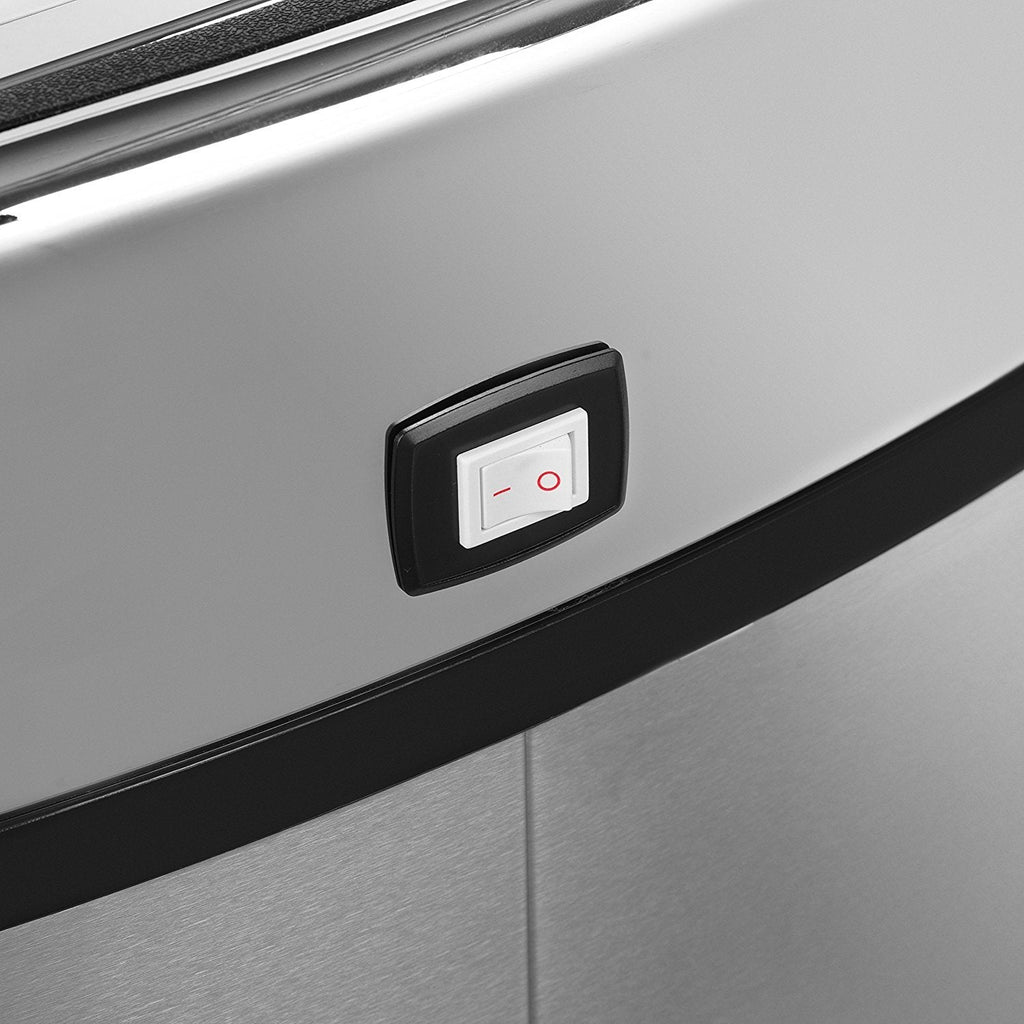 Tower T80901 Sensor Kitchen Bin | 58L Stainless Steel Automatic Lid