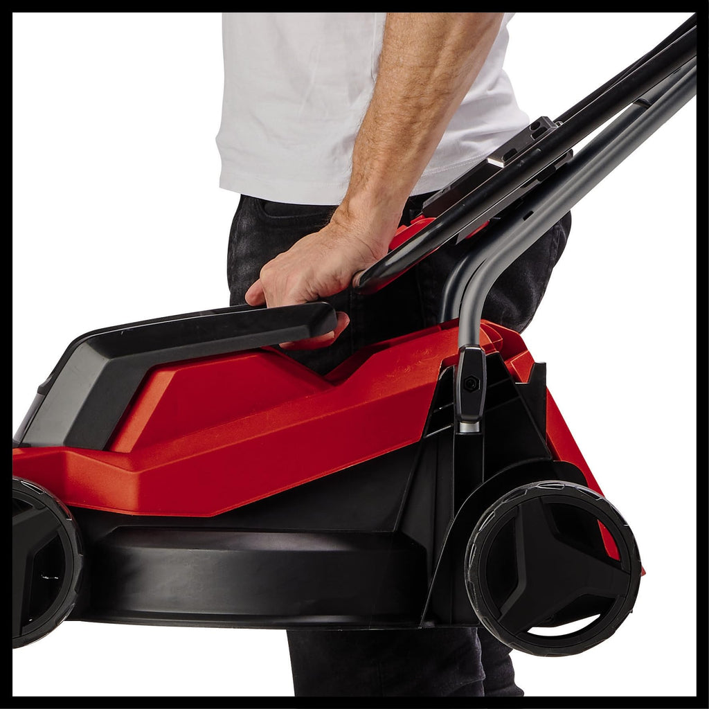 Einhell 1000W Electric Lawn Mower | 32cm Cutting Width | 30L Grass Box