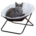 Kerbl Sharon Sleeping Nest – White Plush Pet Bed with Metal Frame