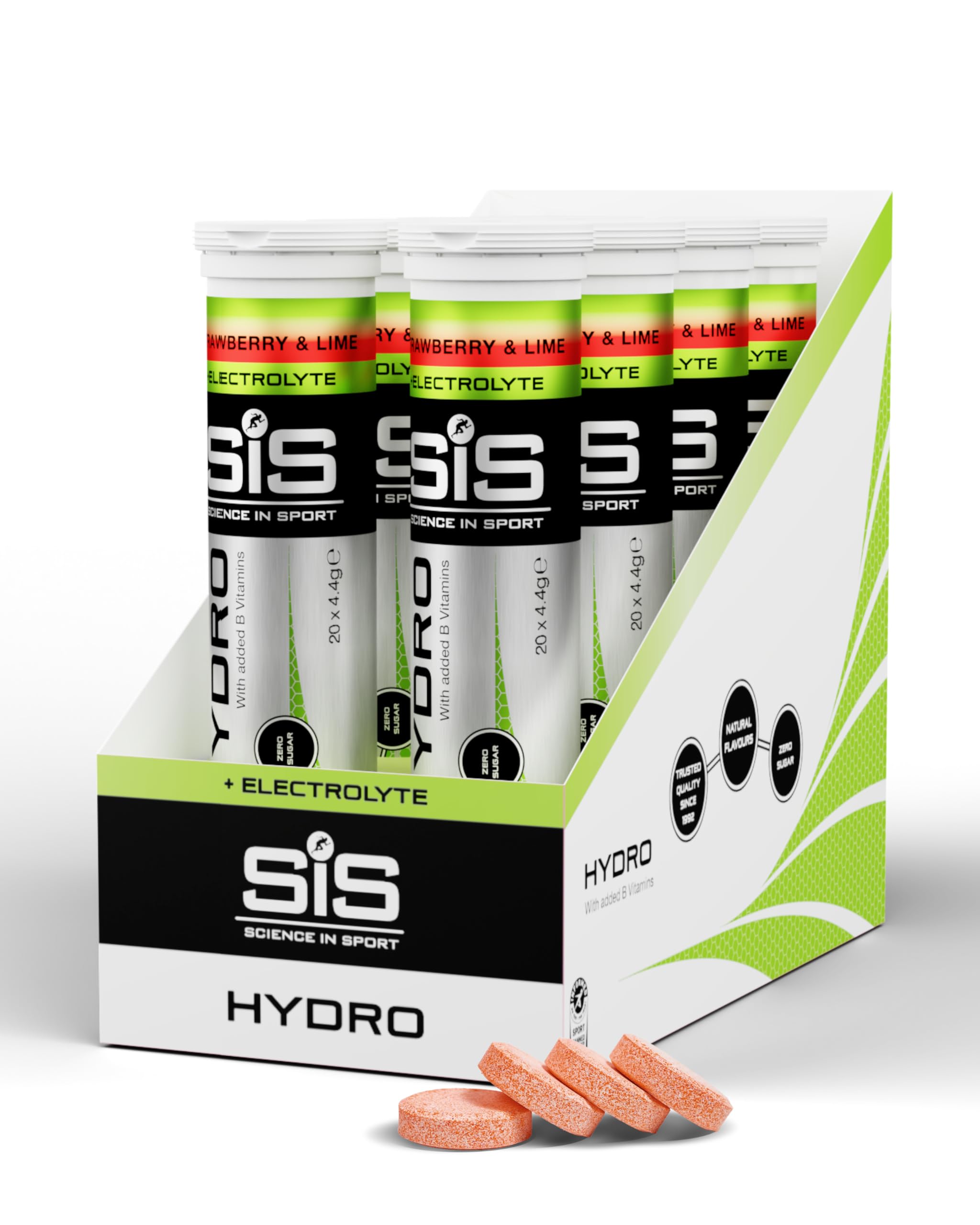 Science in Sport Hydro Electrolyte Tablets – Strawberry & Lime – 160ct