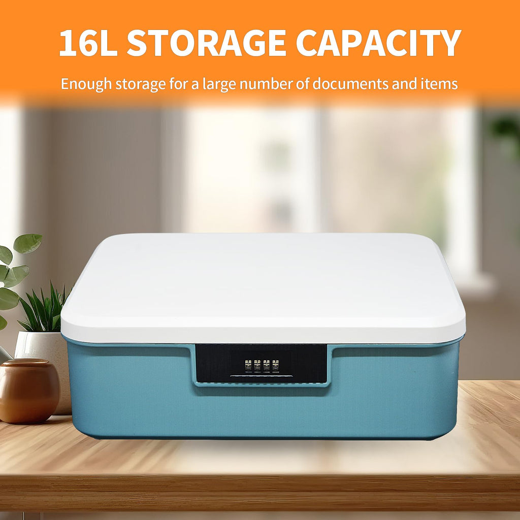 Toolzia Lockable Medicine Storage Box with Combination Lock, Hygienic Medication Storage Organizer Household Security Stash Box Lightweight Storage - image 5