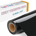 Lya Vinyl Black Heat Transfer Vinyl Roll – 12" x 15ft HTV for Cricut