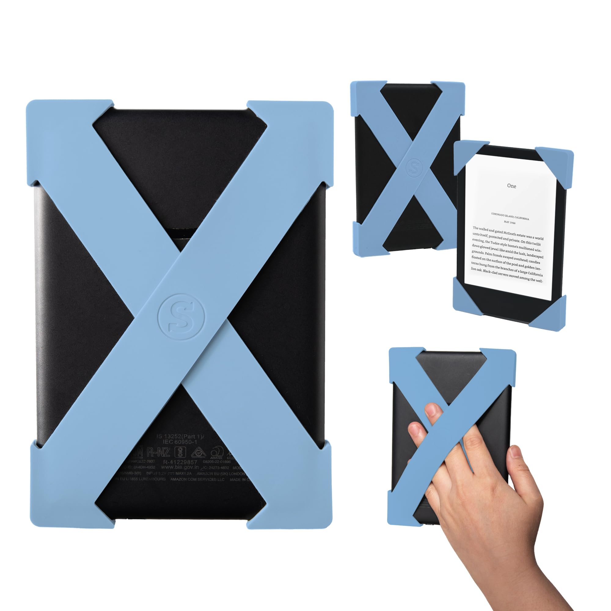 Strapsicle Kindle & Kobo Hand Strap - 2 Pack for Paperwhite - Bondi Blue
