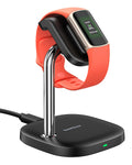 SwanScout Magnetic Fast Charging Stand for Fitbit Charge 6/5 & Luxe