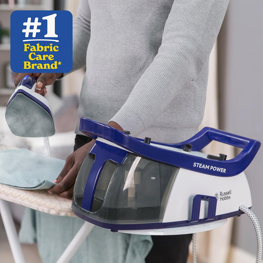 Russell Hobbs SteamPower Generator Iron – 2600W, 4.5 Bar, 1.3L Tank