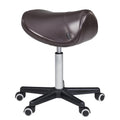 MasterMassage Ergonomic Swivel Saddle Stool, Rich Coffee