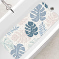 SHUCHING Boho Bath Mat – 100x40cm Extra Long Non-Slip Anti-Mould Mat