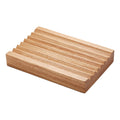 Woden Soap Dish for Shower, Bar Soap Holder with Self-Draining Tray, Handmade Wood Soaps Holder for Shower Bathroom Kitchen