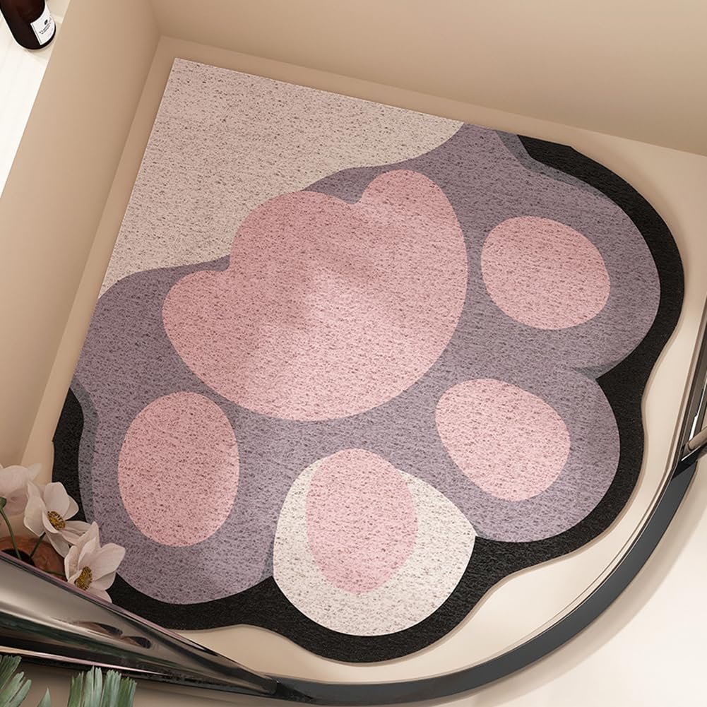 Jolof Store Loofah Shower Mat – Non-Slip Square Anti-Mould Bath Mat