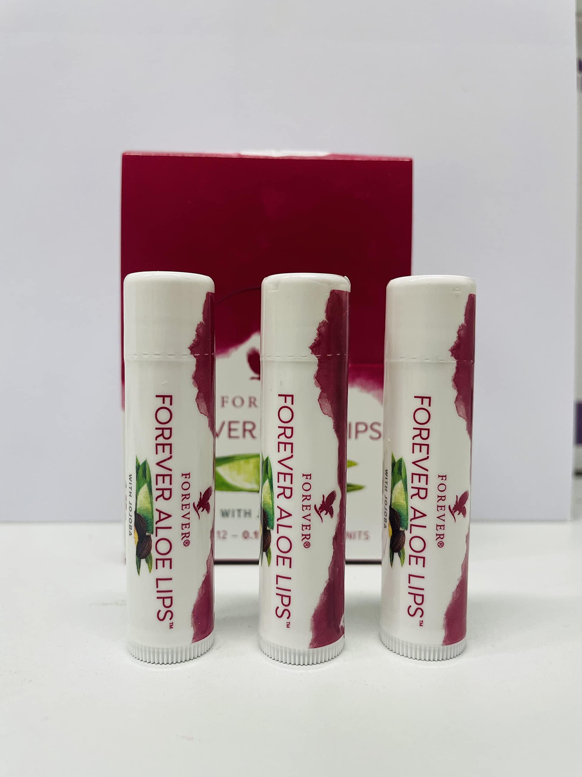 Forever Living FLP Aloe Vera Lips Moisturizing Lip Balm – Set of 3