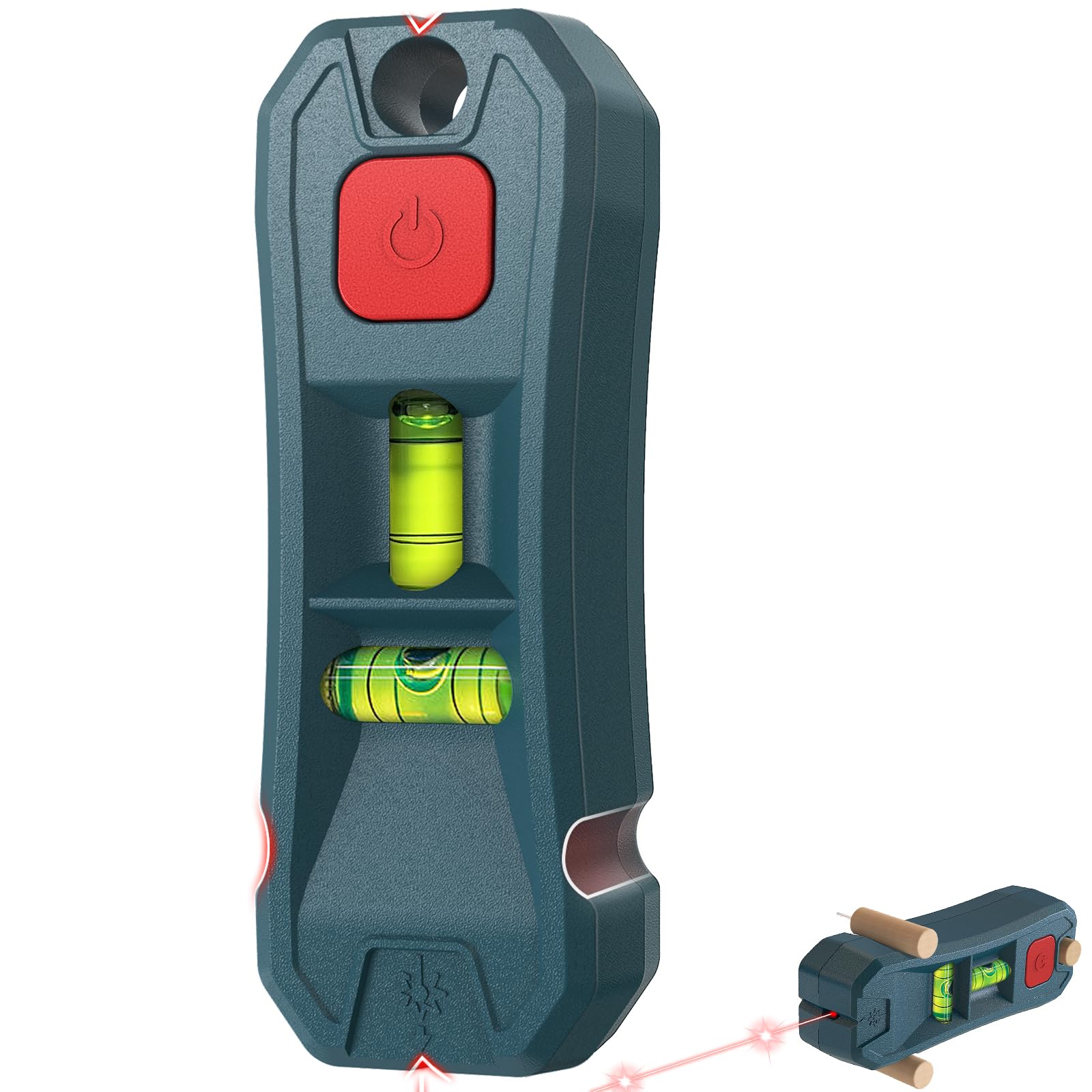 Laser Level Tool | Hands-Free Vertical & Horizontal Bubble