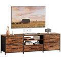 Forthcan TV Stand Cabinet, TV Unit with 5 Drawers, 140 cm, Brown - image 1