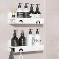 4-Pack Adhesive Shower Caddy – Rustproof No-Drill Shelf